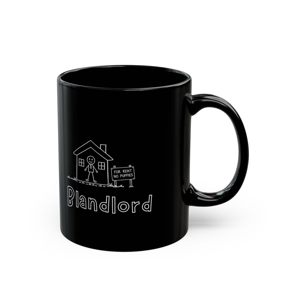 Black Mug – Blandlord Gift Coffee Cup - Armistice Goods