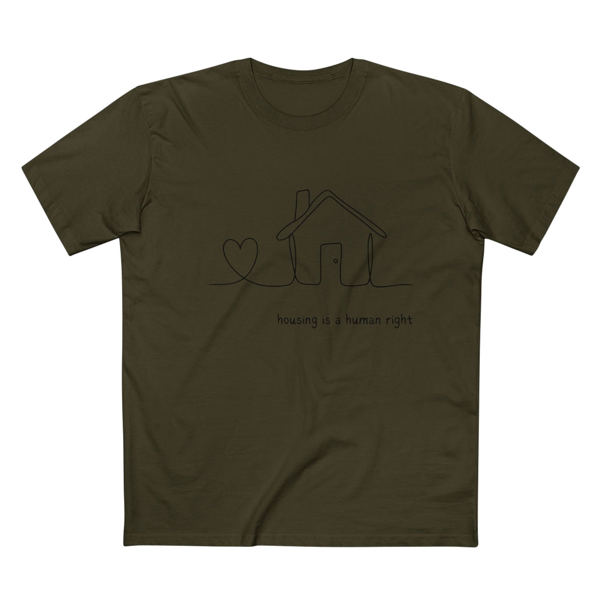 Housing Is a Human Right Graphic T-Shirt - Armistice Goods
