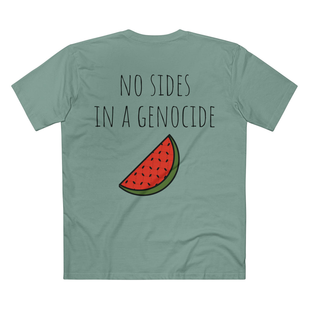 No Sides in a Genocide Watermelon Graphic Tee - Armistice Goods